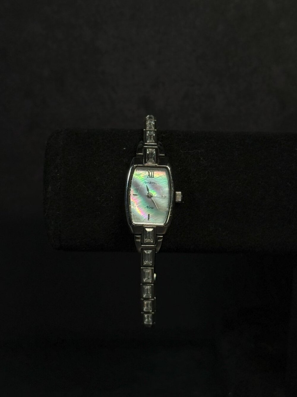 Armitron Now Women’s Quartz Watch Mother of Pearl Dial Crystal Bracelet